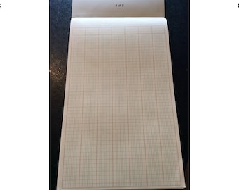 Vintage legal size ledger paper