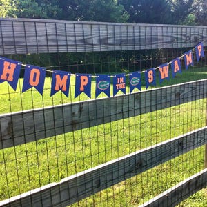 University of Florida Gators Chomp in the Swamp garland banner