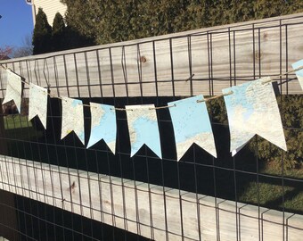 Map Banner - Etsy
