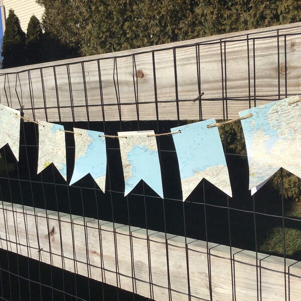 Map Banner - Etsy