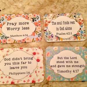 Bible verse planner journal bible study cards