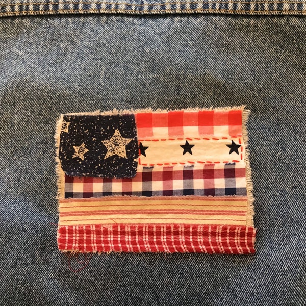 Hand Stitched Patch Etsy