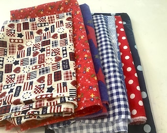 Patriotic Americana fat quarter bundle