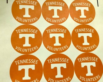 University of Tennessee stickers Smokey. Officially licensed