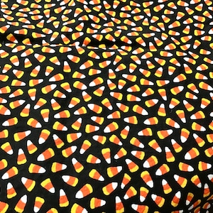 Candy corn Halloween fabric Springs Creative