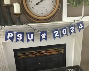 PSU graduation banner garland.  Officially licensed