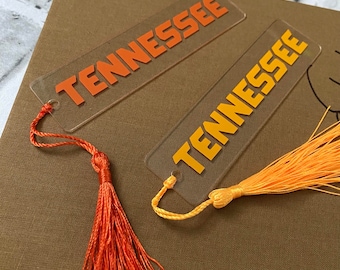 Tennessee clear bookmark. Officially licensed