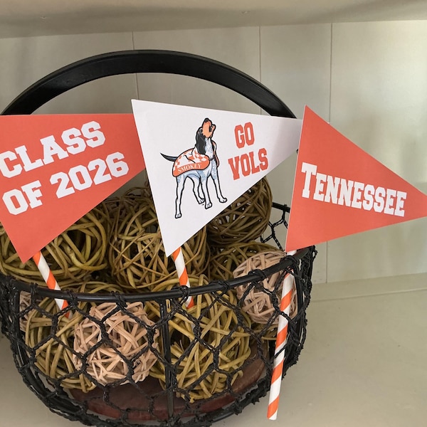 University of Tennessee flags graduation parties, tailgating, etc. officially licensed CUSTOM ALSO