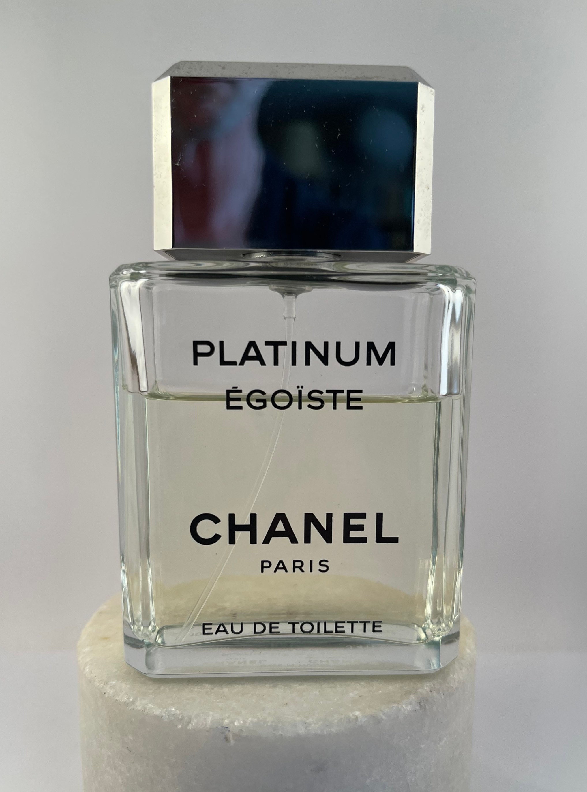 Vintage Chanel PLATINUM EGOISTE Pour Homme Eau De Toilette