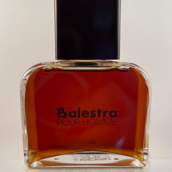 Vintage Balestra Pour Homme After Shave Splash 100 ml-3 1/3 fl oz.  60% Vol.  Rare.  Made In Italy 1979.