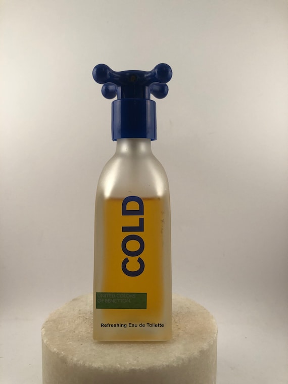 Vintage United Colors of Benetton COLD Refreshing Eau De Toilette