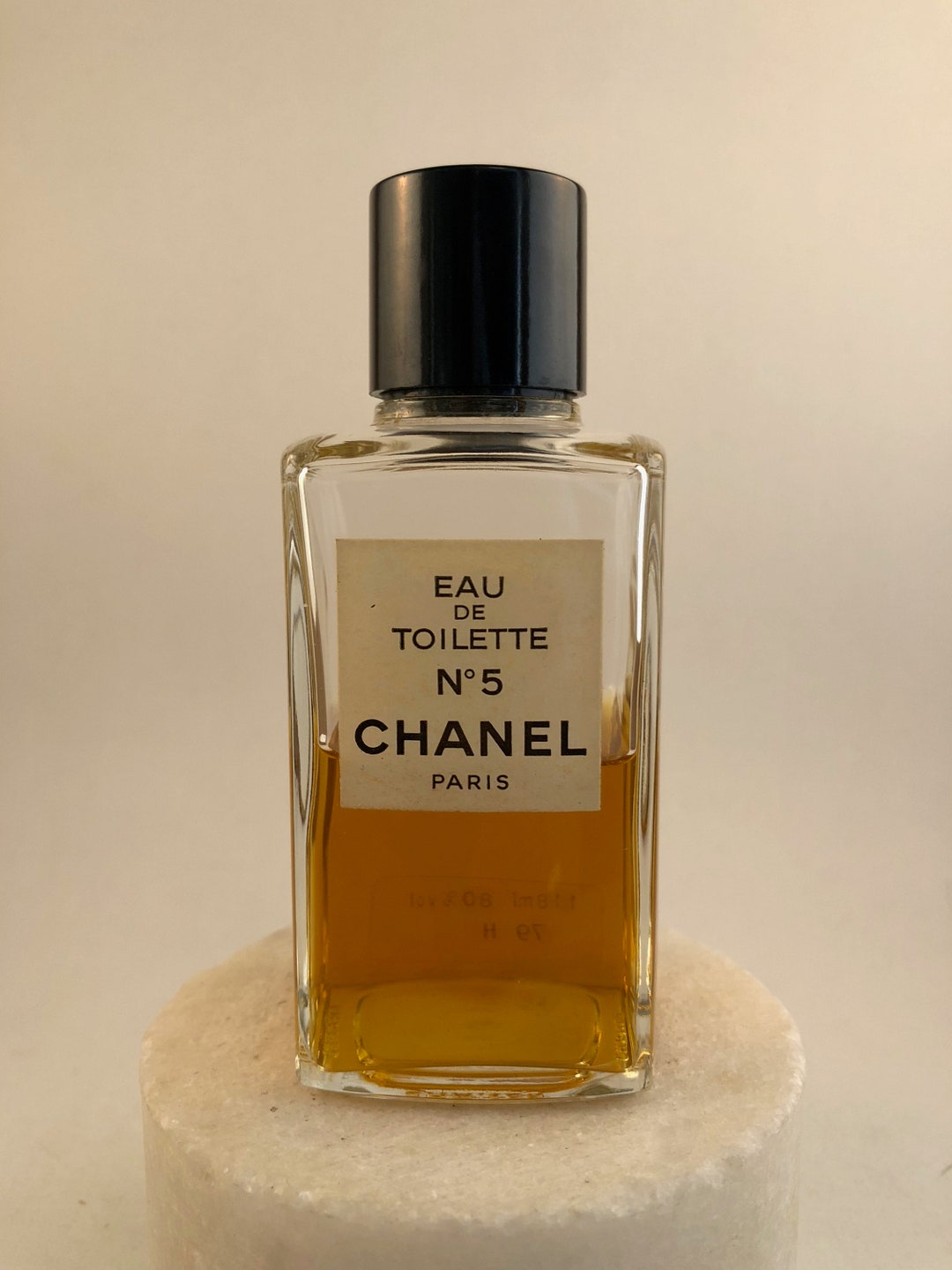 Vintage Chanel No. 5 Eau De Toilette 118 Ml Splash 80 Vol. Etsy