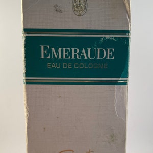 Vintage Coty EMERAUDE Eau De Cologne 110 ml-3.75 fl oz 85% Vol. Discontinued. Made in France. image 1