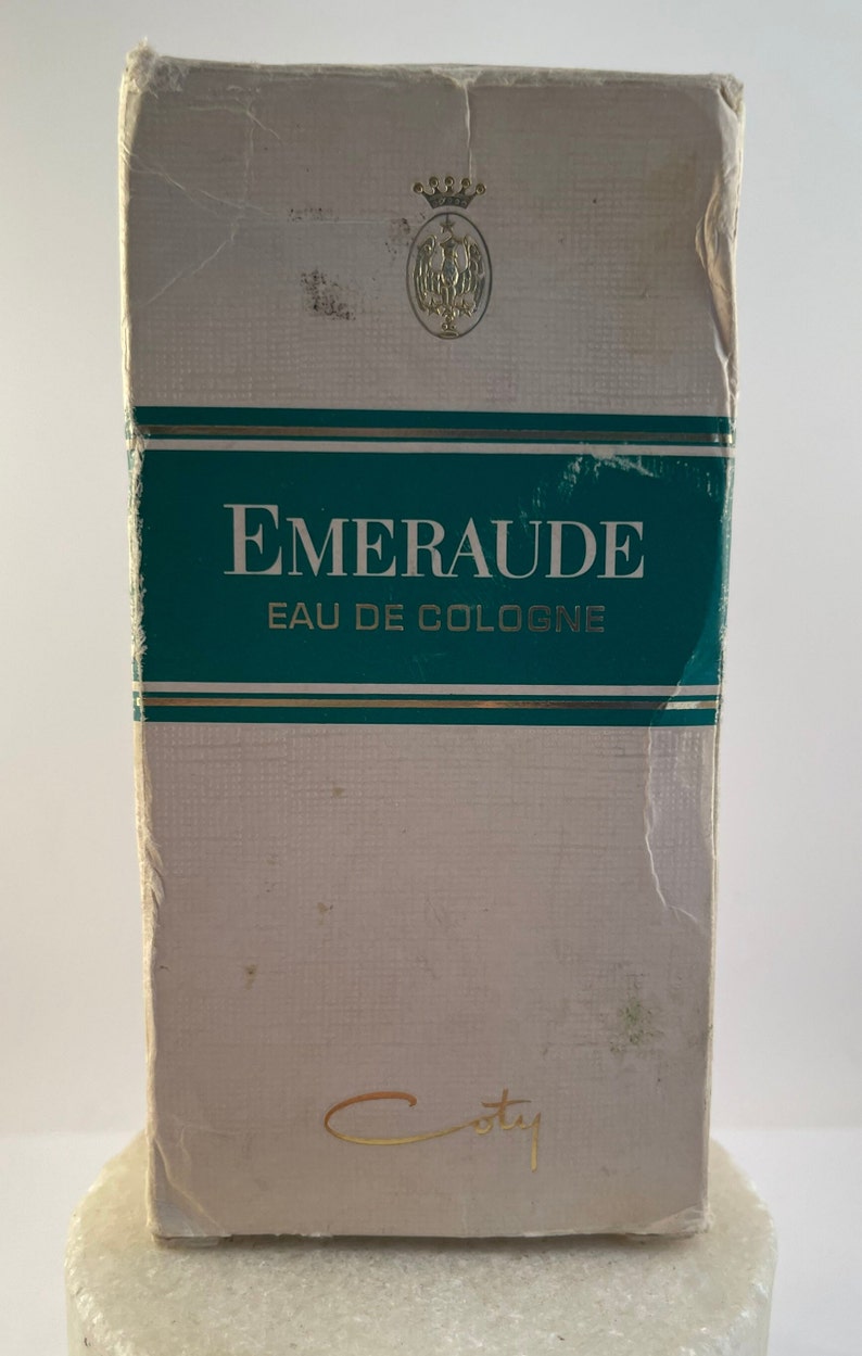 Vintage Coty EMERAUDE Eau De Cologne 110 ml-3.75 fl oz 85% Vol. Discontinued. Made in France. image 1