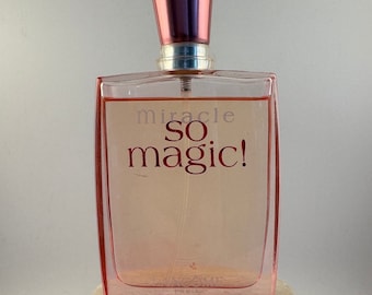 Vintage Lancome Paris MIRACLE SO MAGIC Eau De Parfum 100 ml-3.4 fl oz. Vaporisateur.  Discontinued.