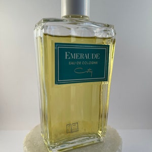 Vintage Coty EMERAUDE Eau De Cologne 110 ml-3.75 fl oz 85% Vol. Discontinued. Made in France. image 2