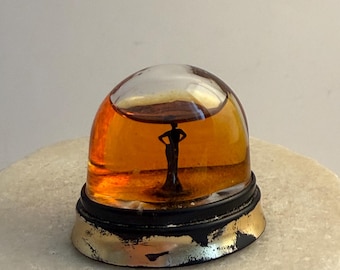 Vintage Jean Paul Gaultier FRAGILE Eau De Parfum Globe 7 ml Miniature Splash.  Rare.  Discontinued.