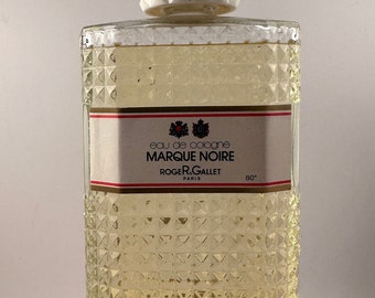 Vintage Roger & Gallet Marque Noire Eau De Cologne. 200 ml Splash