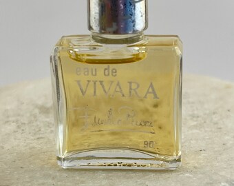 Vintage Emilio Pucci Eau De VIVARA Parfum Miniature 0.17 fl oz / 5ml  Splash.  90% Vol.  Extremely Rare.