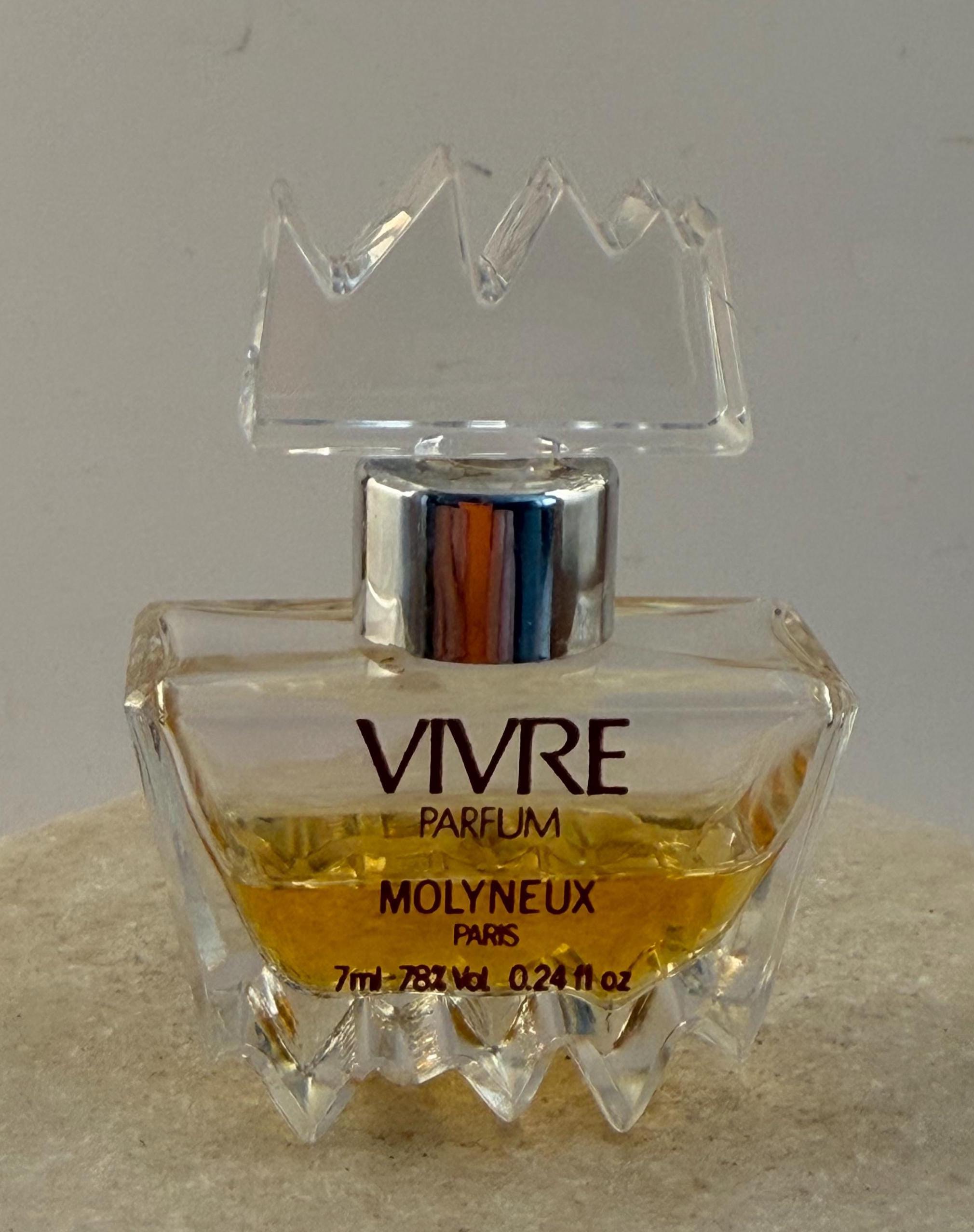 Vintage Molyneux-paris Vivre Parfum Extrait 78% Vol. 7 Ml / 0.24