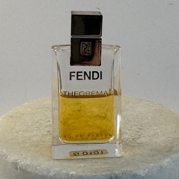 Vintage Fendi THEOREMA Eau De Parfum 5 ml Splash.  Collectable.  Rare.
