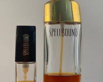 Vintage Estee Lauder SPELLBOUND Eau De Parfum Spray Lot of (2) 50 ml & 5 ml Miniature.