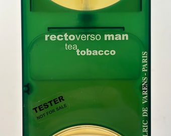 Vintage Ulric De Varens-Paris Rectoverso Man Thee Tabak Eau De Toilette 100 ml / 3,4 fl oz. Spuiten.