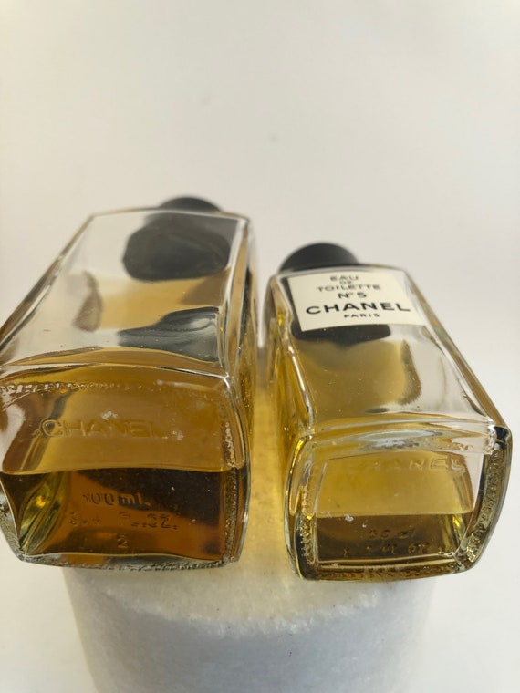 Vintage CHANEL No. 5 Eau De Toilette. Lot of 2 Bottles 100 - Etsy