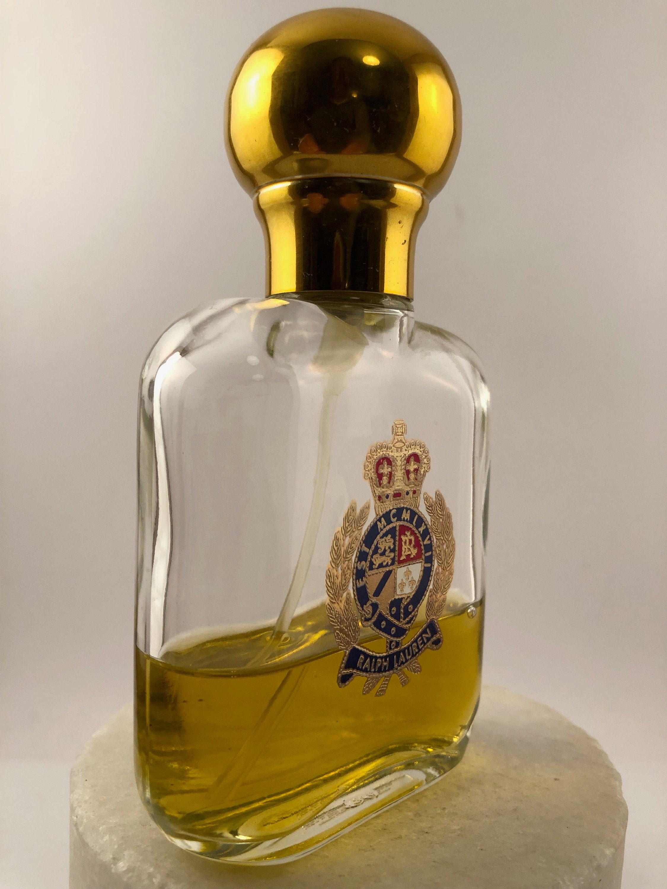 Vintage Ralph Lauren 'polo Crest' Eau De Toilette Natural Spray 59 Ml / 2  Fl Oz. Rare. 