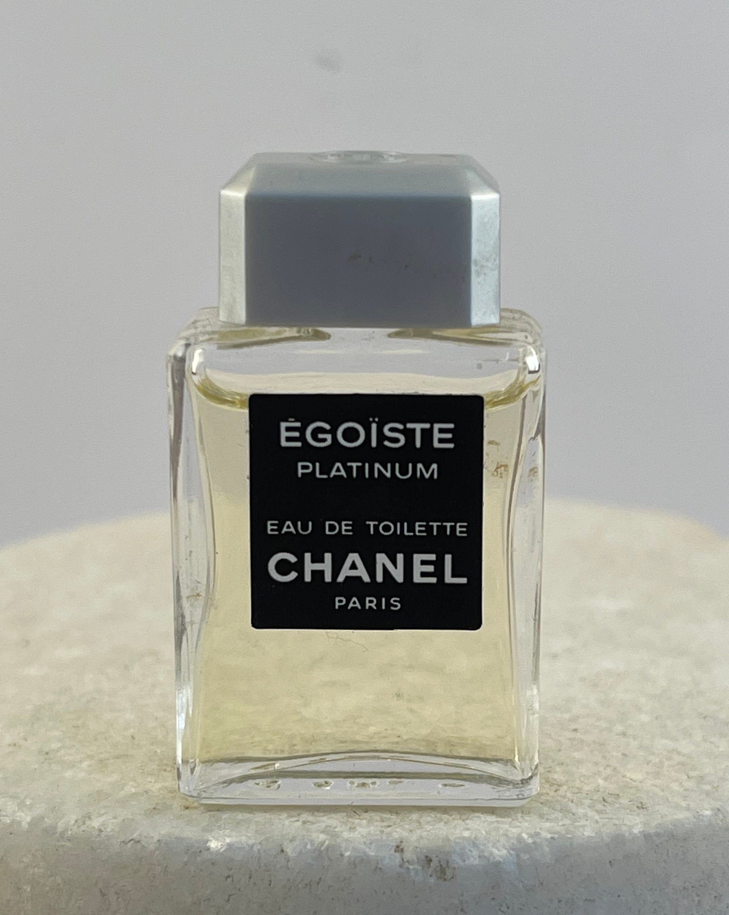 Vintage Chanel EGOISTE Platinum Eau De Toilette 4 Ml Miniature 