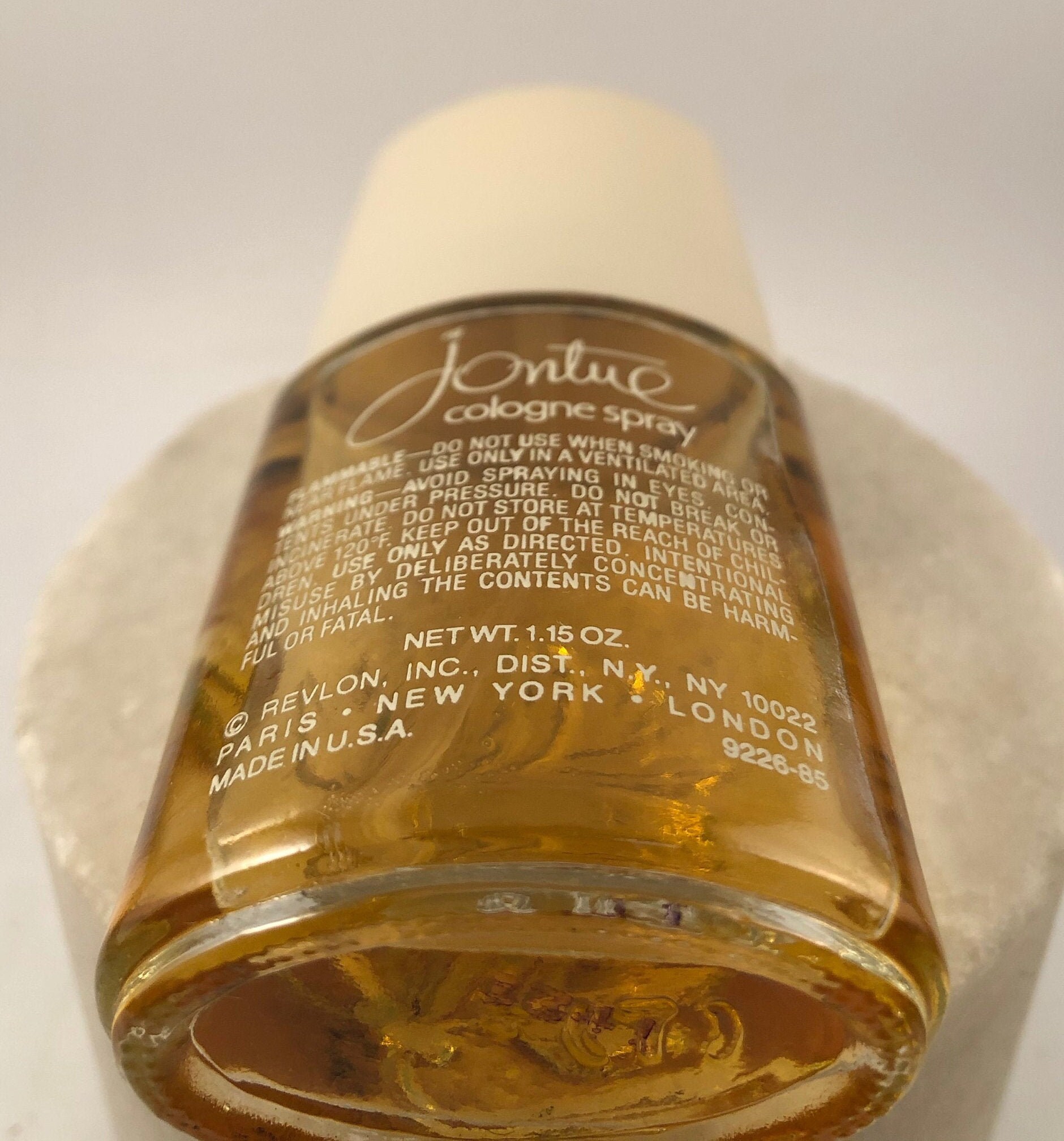 Vintage Revlon Jontue Cologne Spray 1.15 fl oz. Original Formula