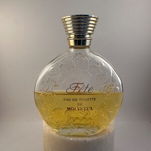 Vintage MOLYNEUX Fete De Molyneux Eau De Toilette 3.5 Fl Oz Splash