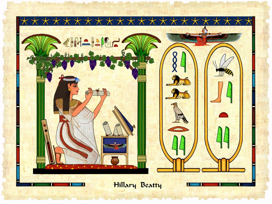 Egyptian Custom Cartouches: Ancient Egyptian Art &amp; | Etsy