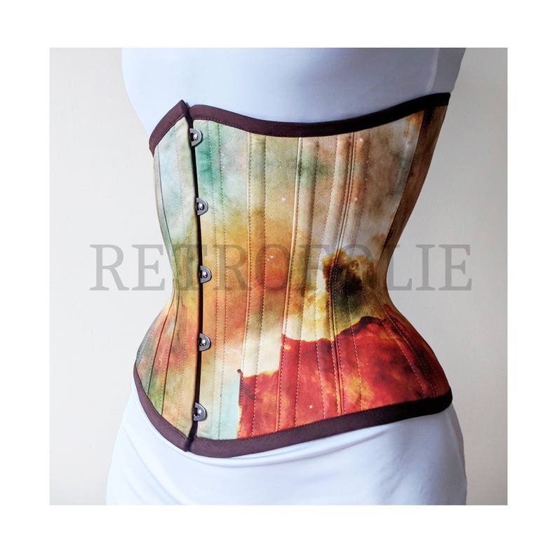 Dust Galaxy Corset bright nebula corsets art space universe clothing