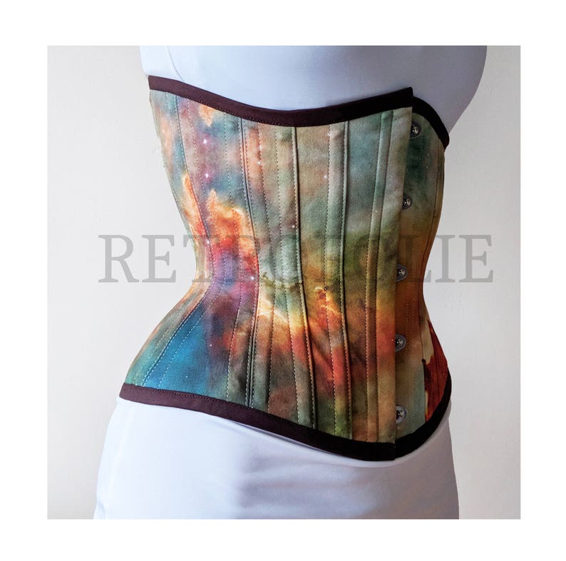 Dust Galaxy Corset bright nebula corsets art space universe clothing