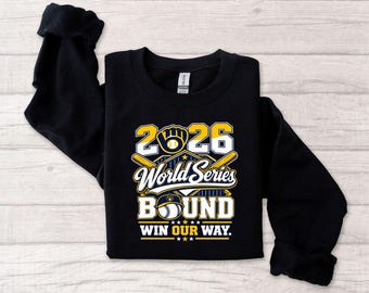 Milwaukee Brewers 2026 National League Champions Shirt, Vintage Washed Baseball Graphic Tee, Brewers Championship T-Shirt