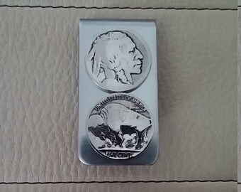 Nickel Money Clip Etsy - 