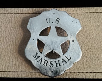 U. S. Marshal (Mr. Dillon) Badge (Gunsmoke) Old West Badges (Made In The USA)
