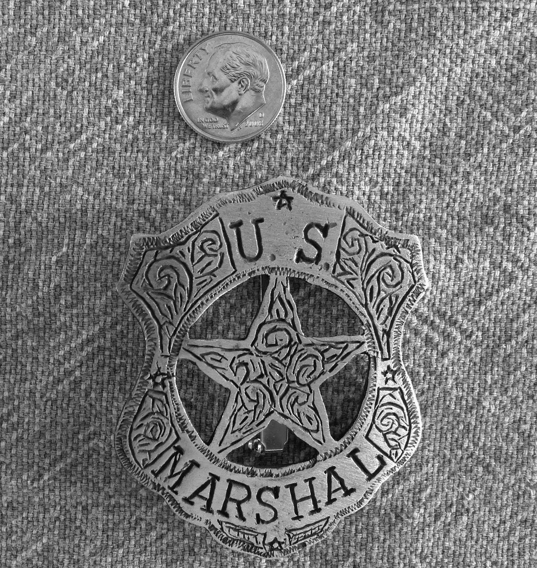 U. S. Marshal Badge Old West Badges Wild West Badgesmade in | Etsy