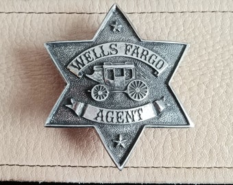 8 Wells Fargo Badges  (Made In The USA)