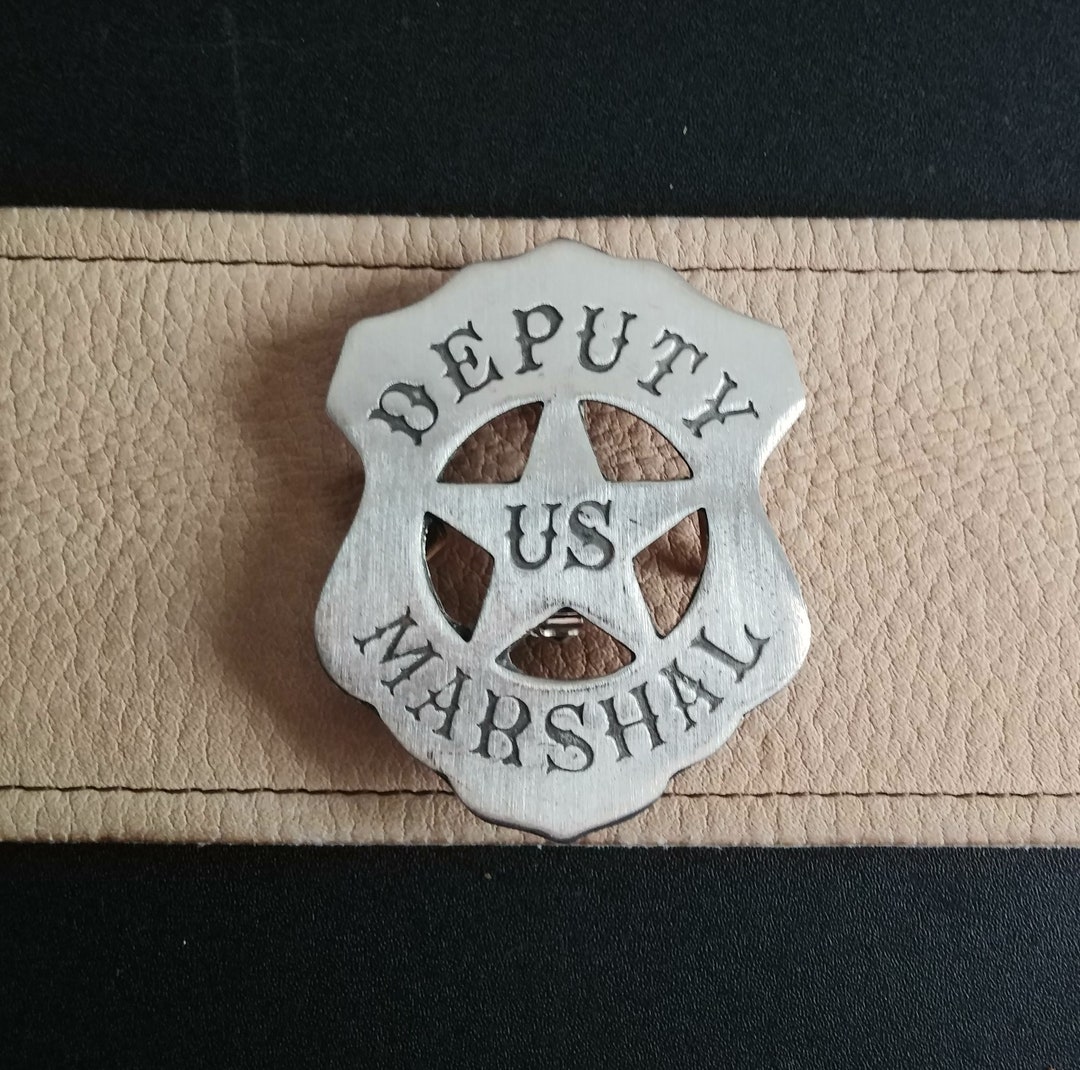Deputy U. S. Marshal Badge #39 With Pin Back (made in the USA) - Etsy