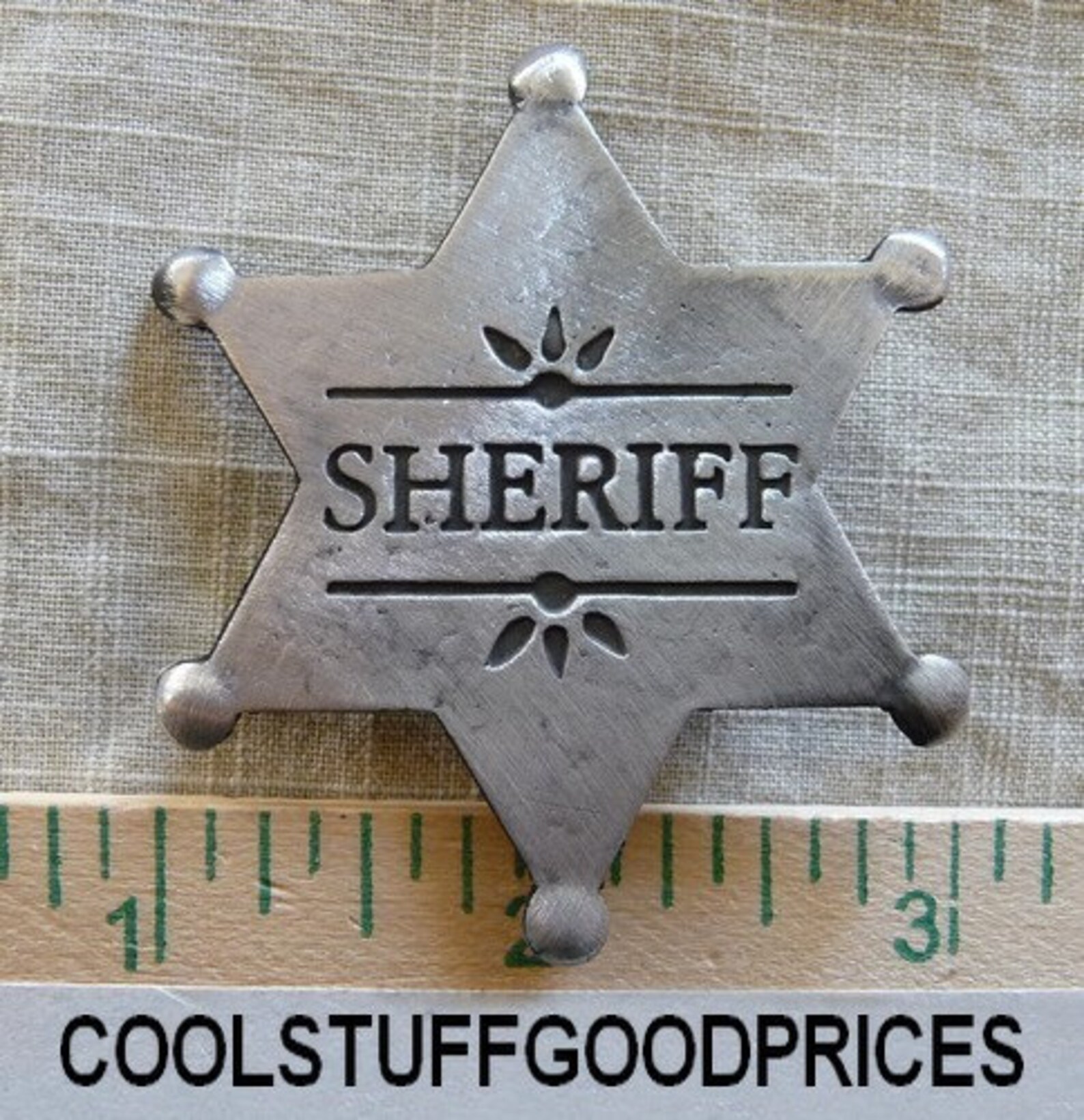 Sheriff 6 Point Star Badge Old West Badges Wild West | Etsy