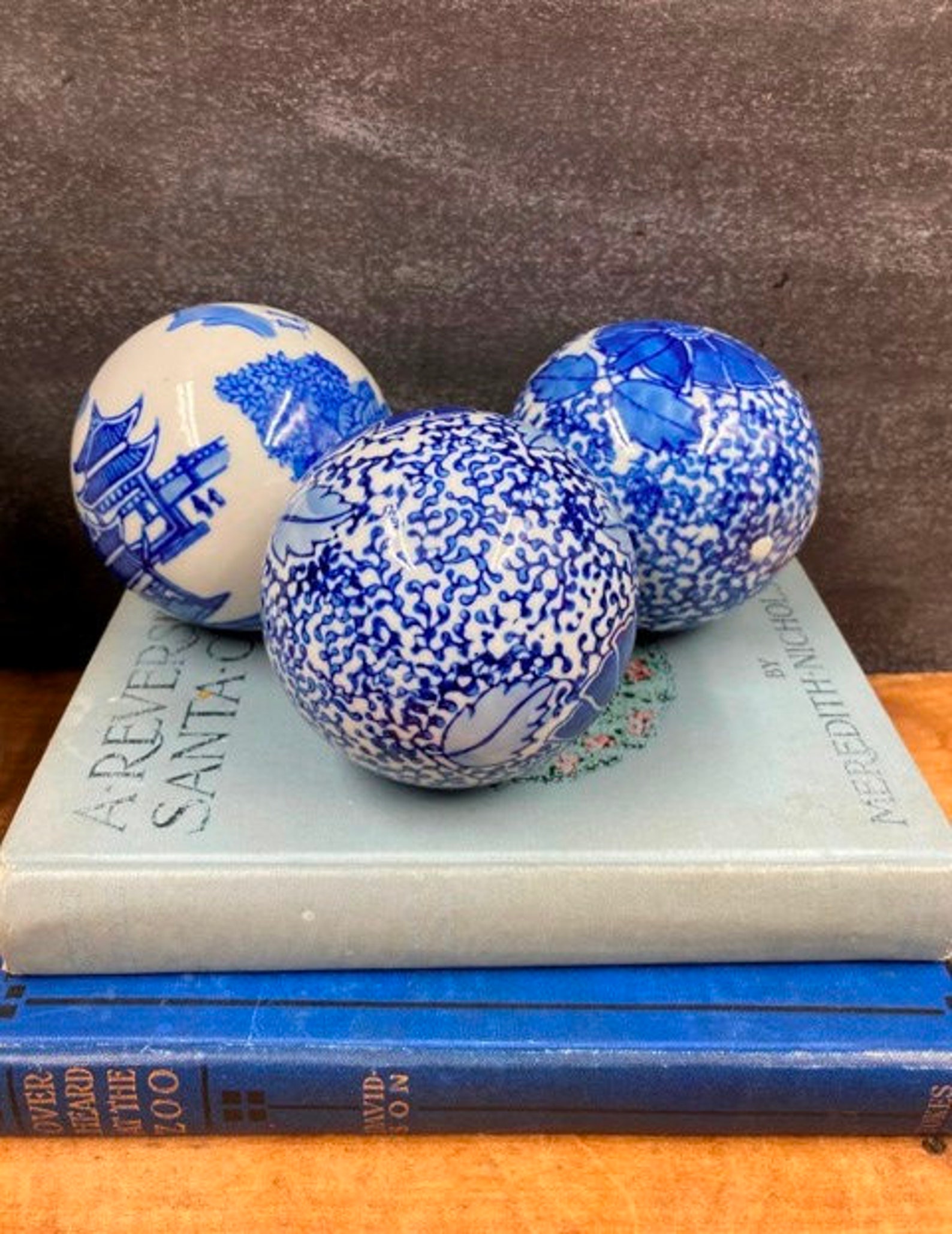 Carpet Balls Porcelain Decorative Balls Reproduction Carpet Etsy