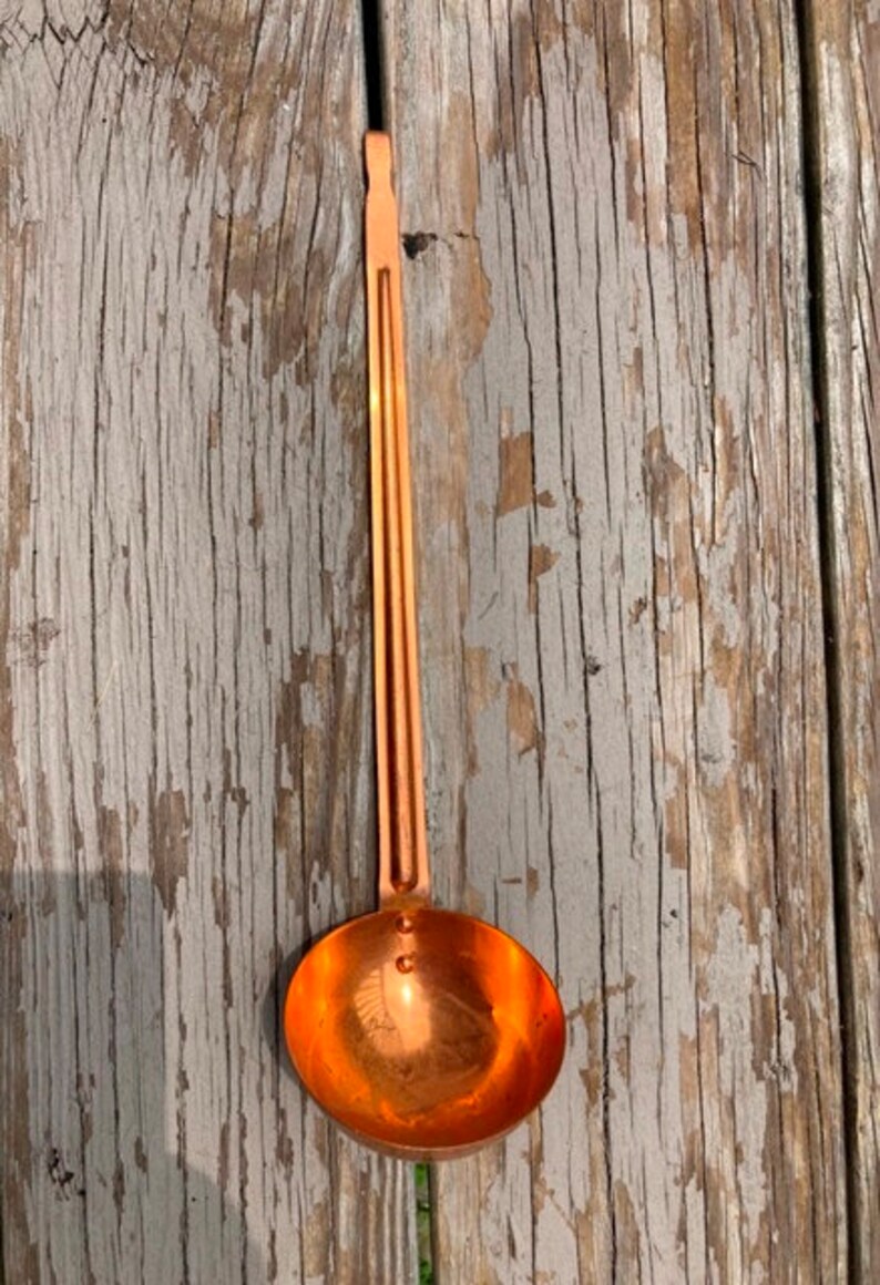 Vintage Ladle Or Dipper Copper Enamel Or Brass YOUR CHOICE Rustic Farmhouse Kitchen Decor Copper