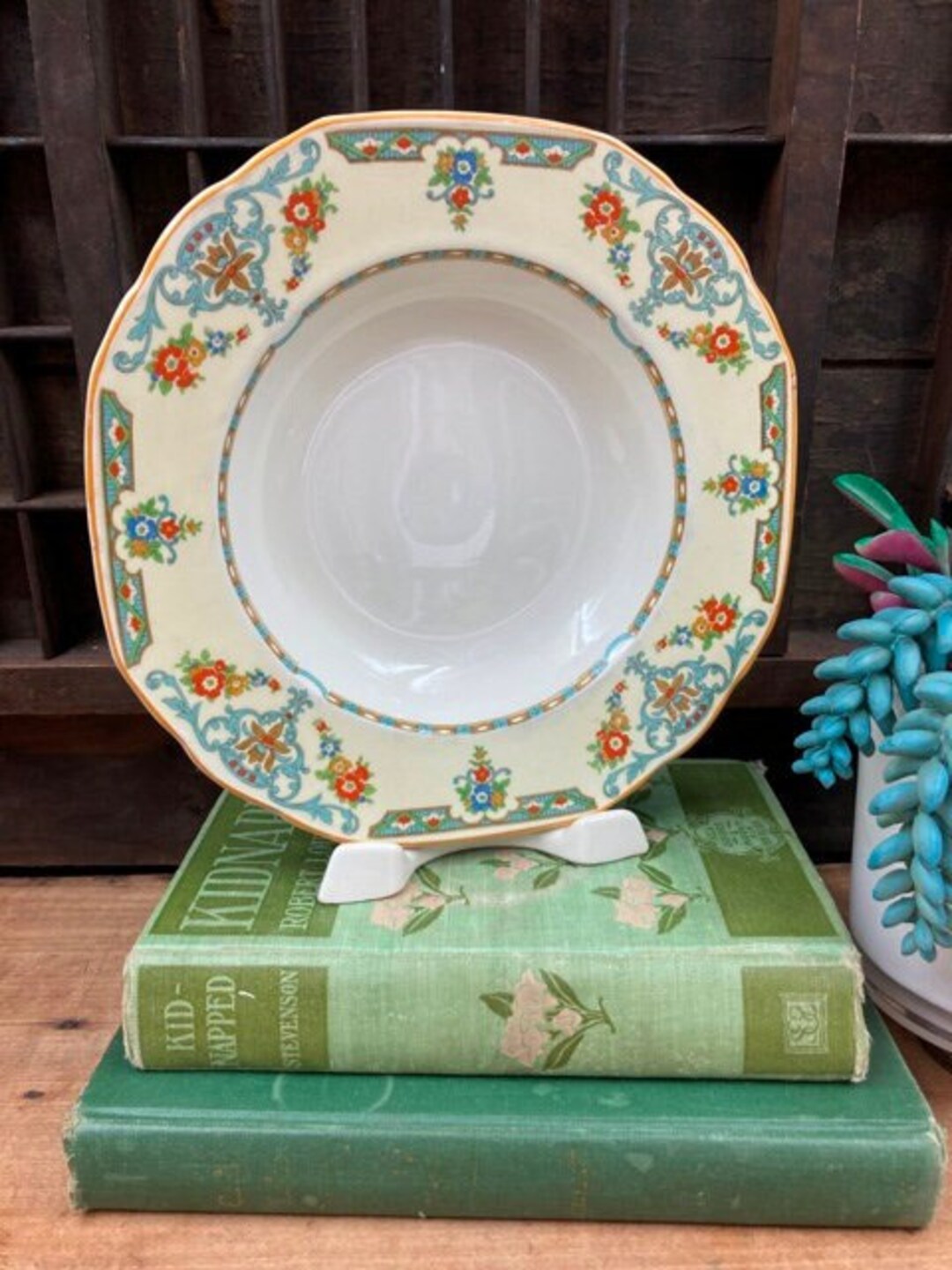 Vintage Grindley Windsor Ivory Arcadia Soup Bowls - Set of 2 - Etsy