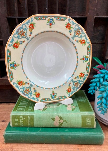 Vintage Grindley Windsor Ivory Arcadia Soup Bowls - Set of 2 - Etsy