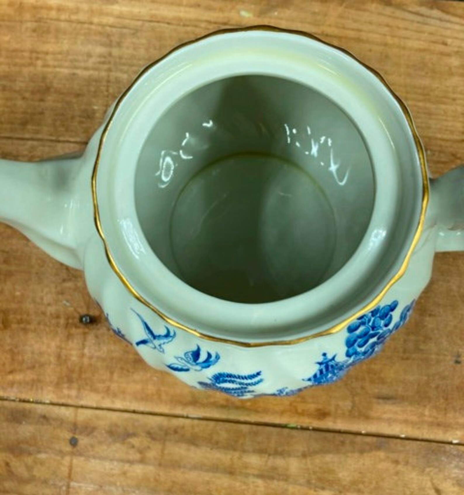 Blue Willow Teapot Robinson Design Group Japan 1989 Fine China Etsy