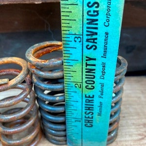 Rustic Metal Springs Primitive Candle Holders Or Rustic Display image 6