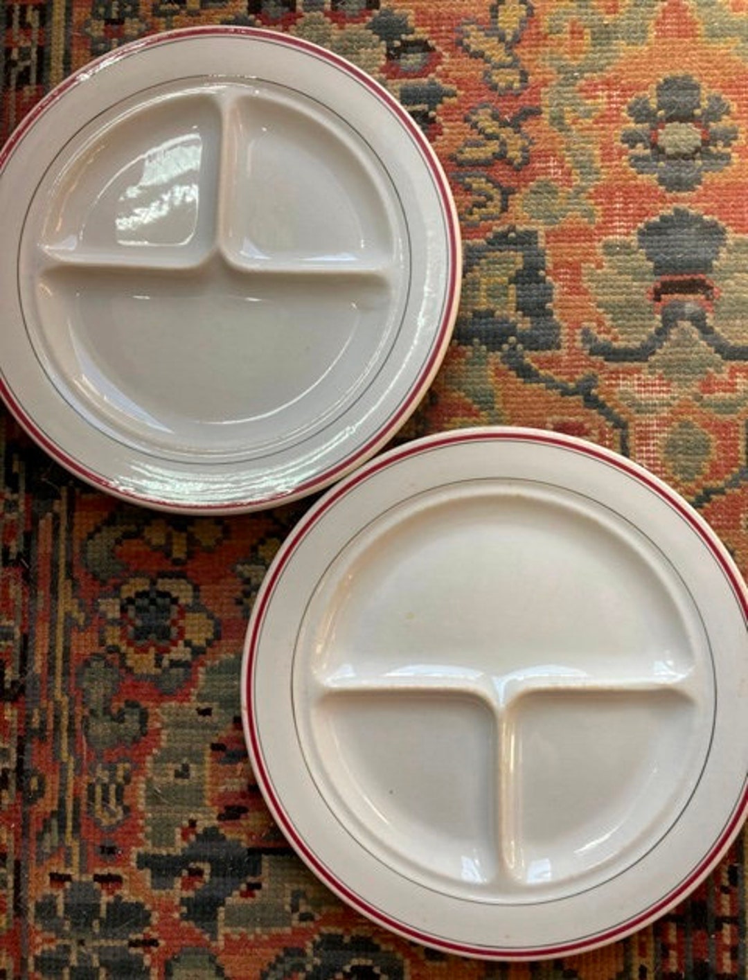 Vintage Ironstone Grill Plates Set of 2 Sterling China Company Etsy