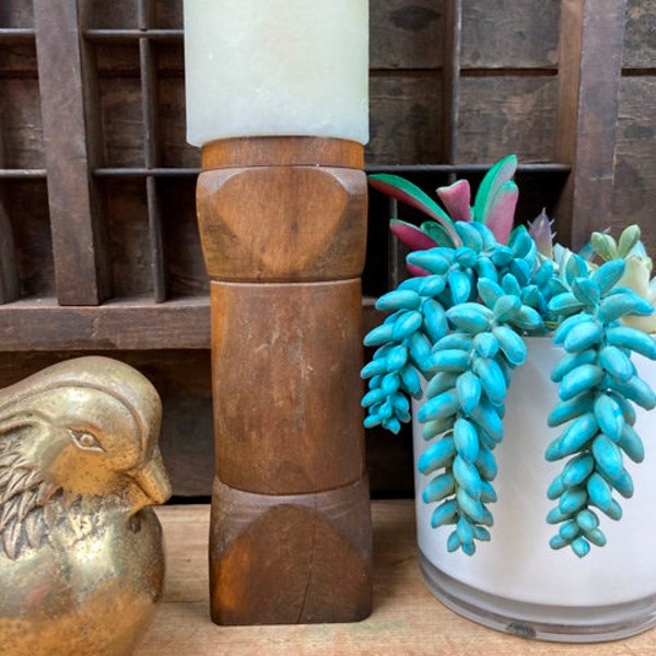 Pillar Candle Holder Etsy